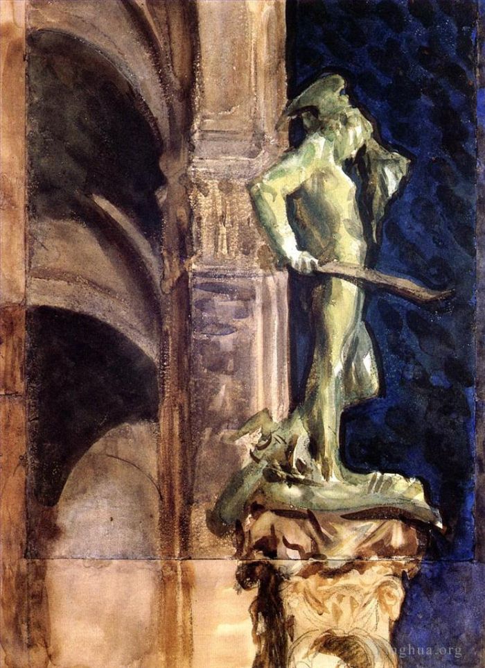 约翰·辛格·萨金特 的各类绘画作品 -  《珀尔修斯之夜》