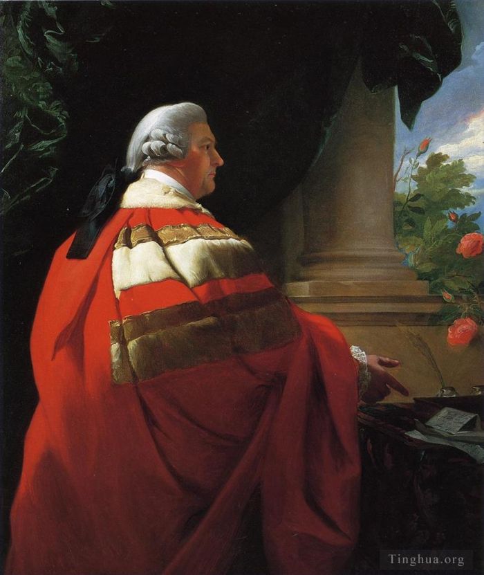 约翰·辛格尔顿·科普利 的油画作品 -  《第二代达德利和沃德子爵》