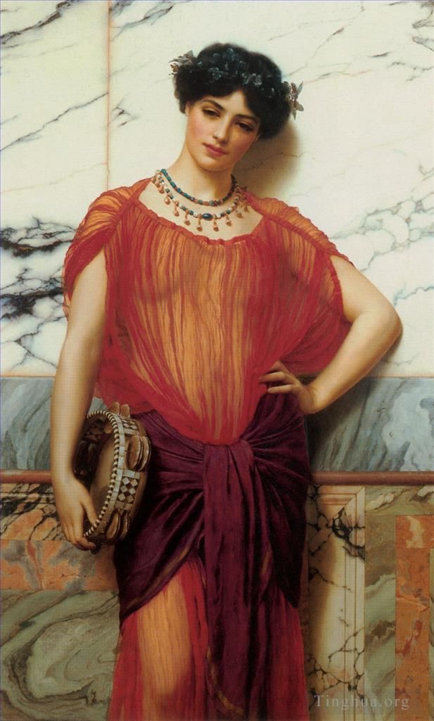 约翰·威廉·高沃德 的油画作品 -  《德鲁西拉》