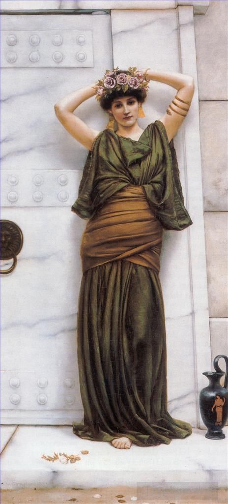 约翰·威廉·高沃德 的油画作品 -  《伊安特,1889》