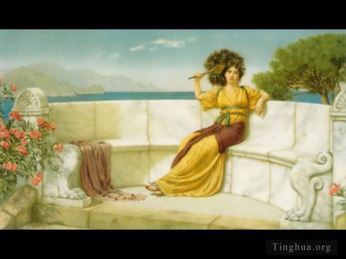 约翰·威廉·高沃德 的油画作品 -  《1915,年盛夏》