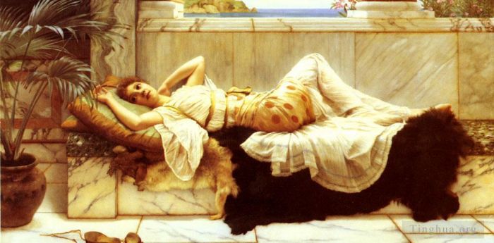 约翰·威廉·高沃德 的油画作品 -  《列根德》