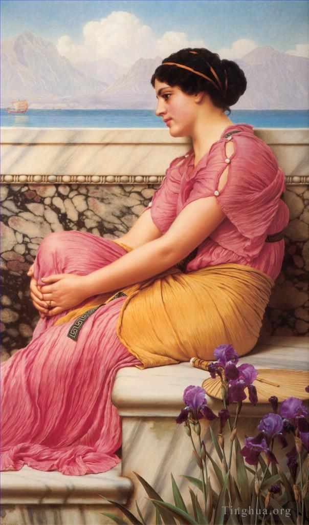 约翰·威廉·高沃德 的油画作品 -  《让心变得更加可爱》