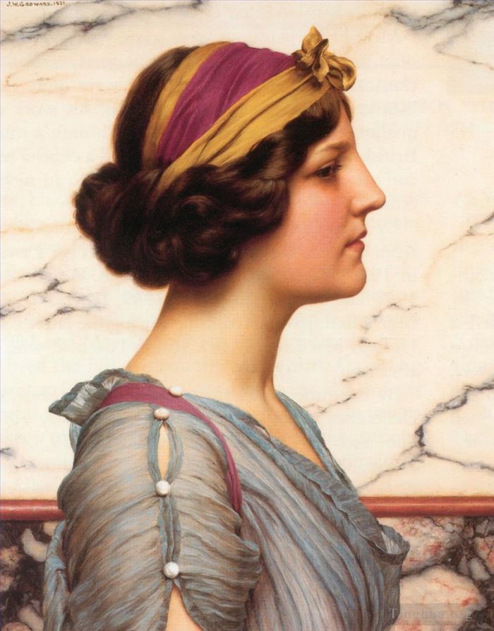 约翰·威廉·高沃德 的油画作品 -  《梅吉拉》