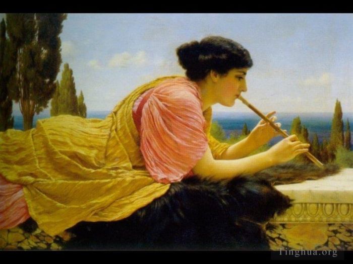 约翰·威廉·高沃德 的油画作品 -  《旋律1904》