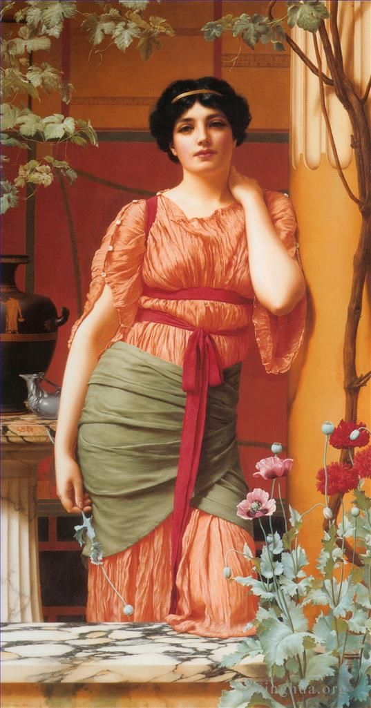 约翰·威廉·高沃德 的油画作品 -  《尼莉莎》