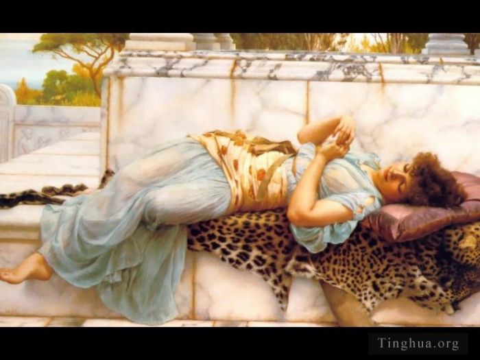 约翰·威廉·高沃德 的油画作品 -  《未婚夫,1892》