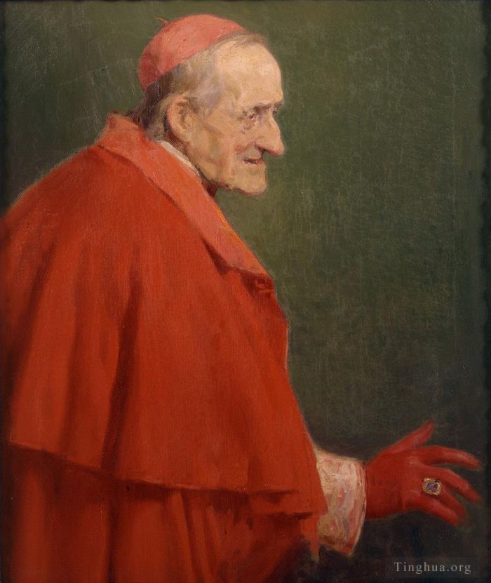 何塞·本立乌尔·耶·吉尔 的油画作品 -  《卡德纳尔罗马诺》