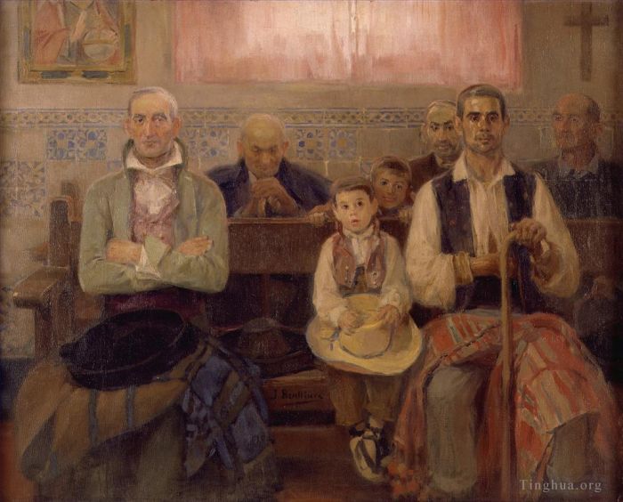 何塞·本立乌尔·耶·吉尔 的油画作品 -  《米萨·恩·拉·埃尔米塔》