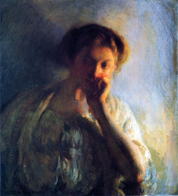 约瑟夫·柔德芬·代坎普 的油画作品 -  《彭塞罗莎》