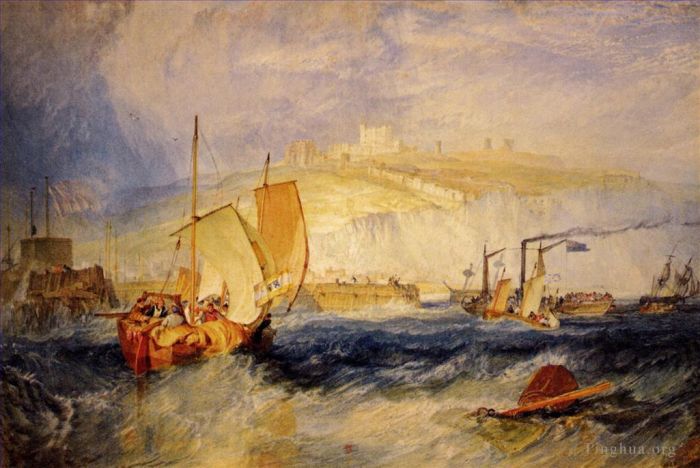 约瑟夫·马洛德·威廉·特纳 的油画作品 -  《多佛城堡》