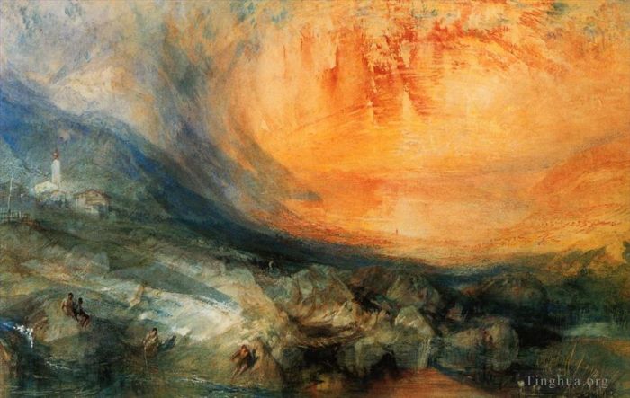 约瑟夫·马洛德·威廉·特纳 的油画作品 -  《戈尔多》