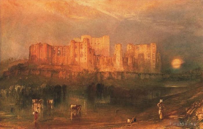约瑟夫·马洛德·威廉·特纳 的油画作品 -  《凯尼尔沃思城堡》