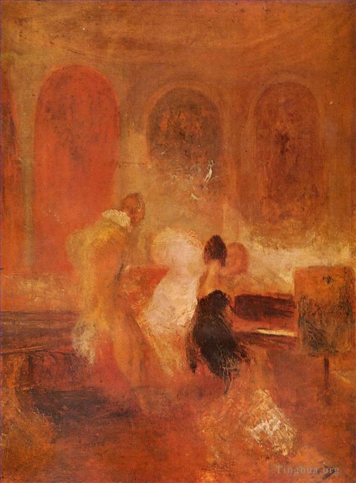 约瑟夫·马洛德·威廉·特纳 的油画作品 -  《佩特沃斯·特纳音乐公司》