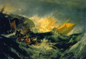 艺术家约瑟夫·马洛德·威廉·特纳作品《沉船特纳》