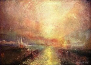 艺术家约瑟夫·马洛德·威廉·特纳作品《游艇接近海岸特纳》