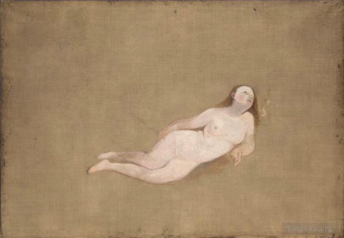 约瑟夫·马洛德·威廉·特纳 的各类绘画作品 -  《两个躺着的裸体特纳》