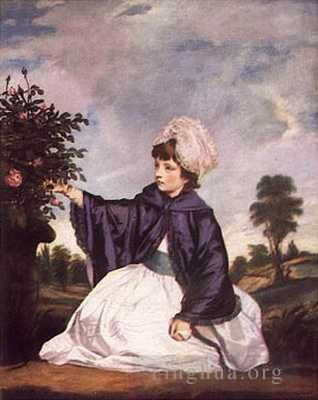 乔舒亚·雷诺兹爵士 的油画作品 -  《卡罗琳·霍华德夫人》