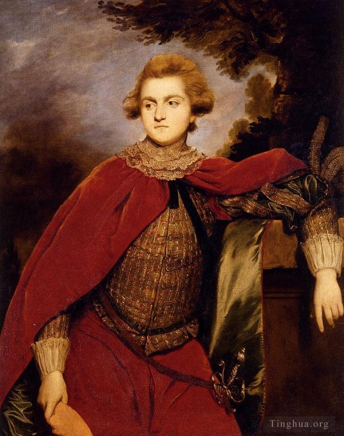 乔舒亚·雷诺兹爵士 的油画作品 -  《罗伯特·斯宾塞勋爵的肖像》