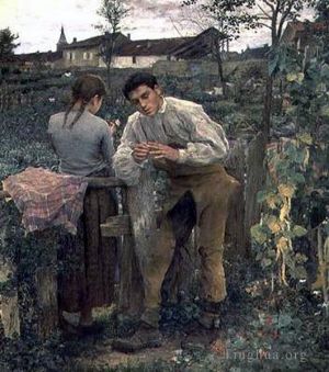 艺术家朱尔·巴斯蒂安·勒帕吉作品《乡村爱情》