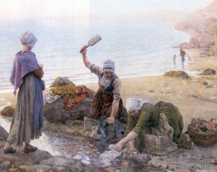 朱尔斯·阿道夫艾梅·路易斯·布勒东 的油画作品 -  《杜尔阿纳内斯纪念品》