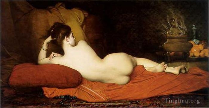 朱尔斯·约瑟夫·莱菲博瑞 的油画作品 -  《宫女》