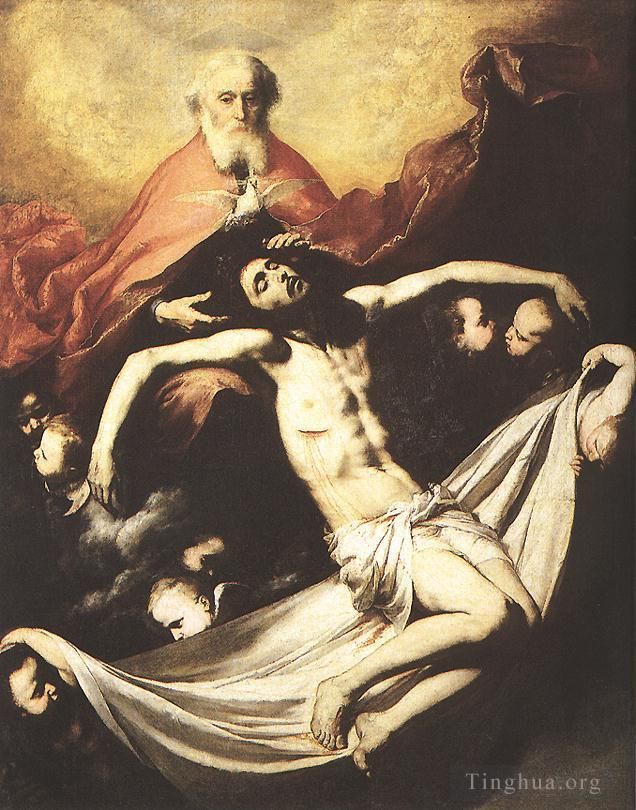 胡塞佩·德·里贝拉 的油画作品 -  《圣三一》