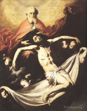 艺术家胡塞佩·德·里贝拉作品《圣三一》