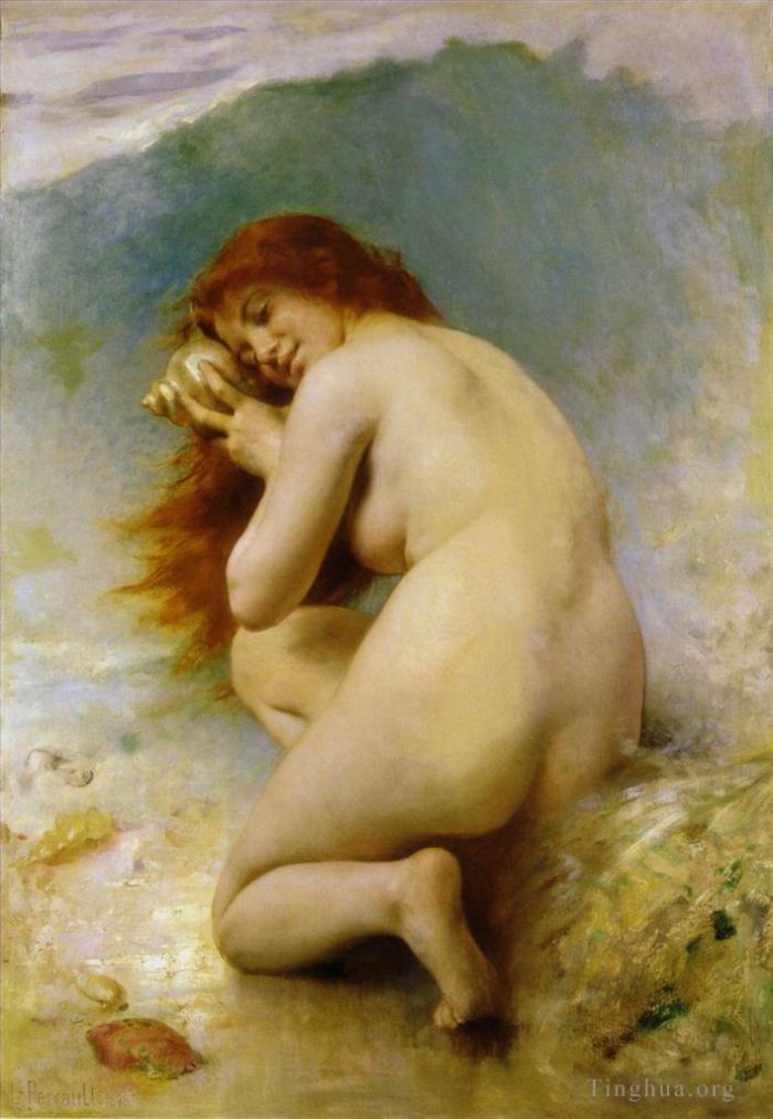 莱昂·巴兹勒·佩罗 的油画作品 -  《水仙女,189nude》