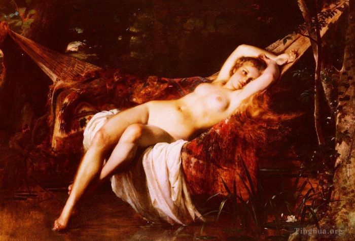 莱昂·巴兹勒·佩罗 的油画作品 -  《拉贝涅斯裸体》