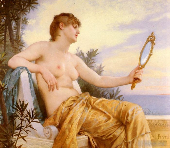 莱昂·巴兹勒·佩罗 的油画作品 -  《虚荣裸体》