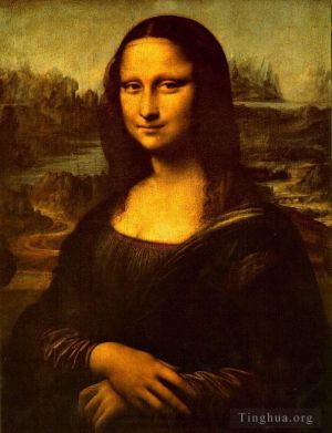 古董油画《Mona Lisa》