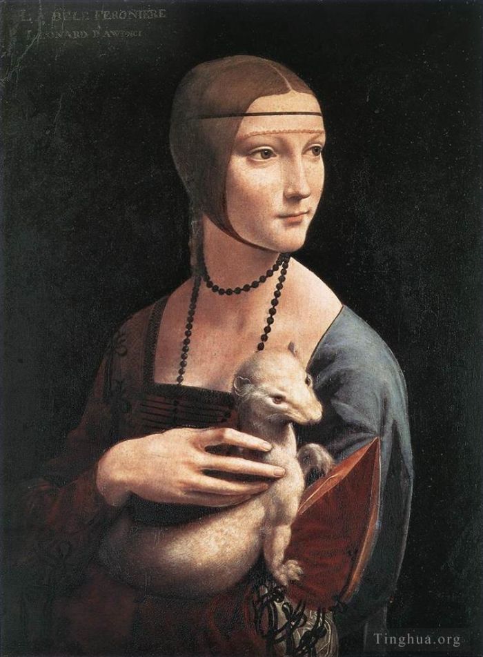 列奥纳多·达·芬奇 的油画作品 -  《塞西莉亚·加莱拉尼的肖像》