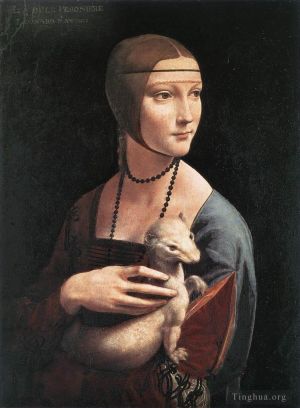 艺术家列奥纳多·达·芬奇作品《塞西莉亚·加莱拉尼的肖像》