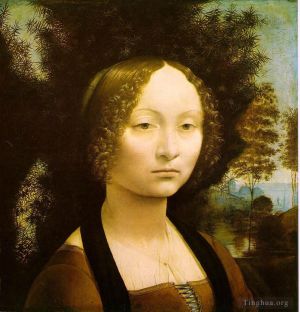 艺术家列奥纳多·达·芬奇作品《吉内芙拉·本奇的肖像》