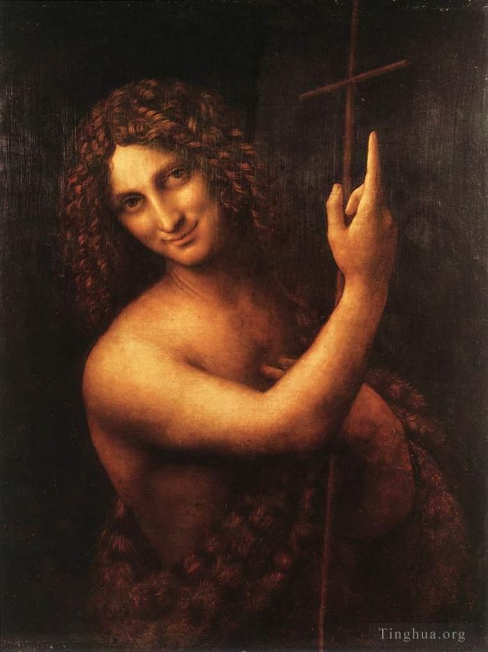 列奥纳多·达·芬奇 的油画作品 -  《施洗者圣约翰》