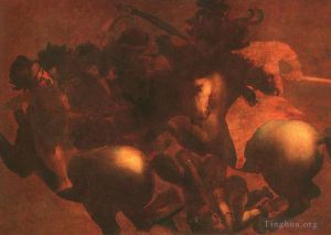 艺术家列奥纳多·达·芬奇作品《安吉亚里之战》