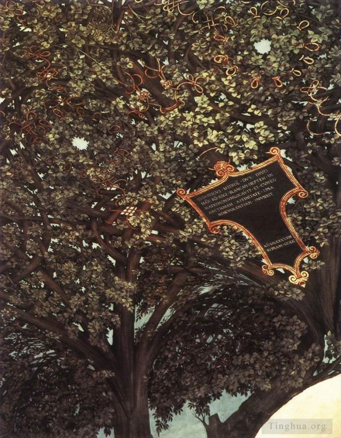 列奥纳多·达·芬奇 的各类绘画作品 -  《吊顶装饰》