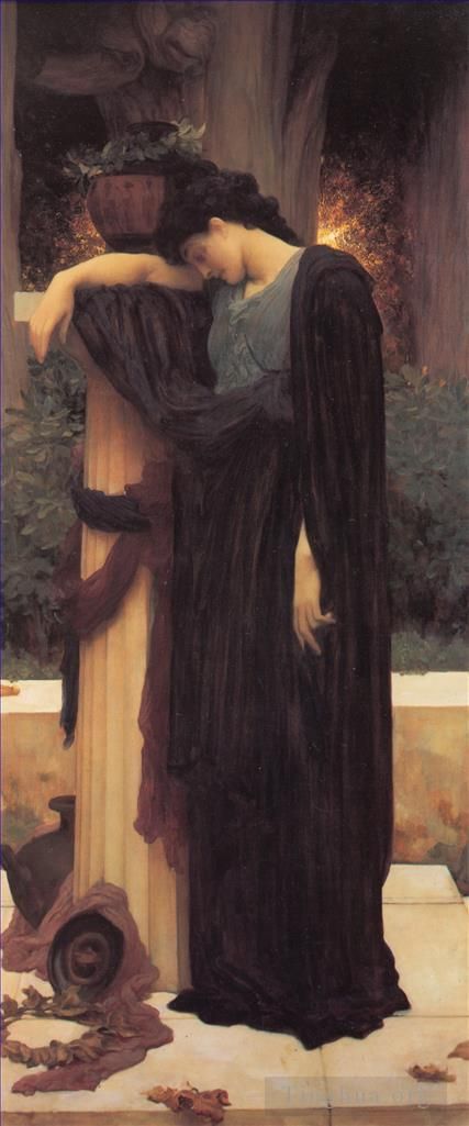弗雷德里克·莱顿爵士 的油画作品 -  《泪科》