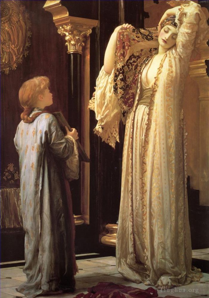 弗雷德里克·莱顿爵士 的油画作品 -  《后宫之光》