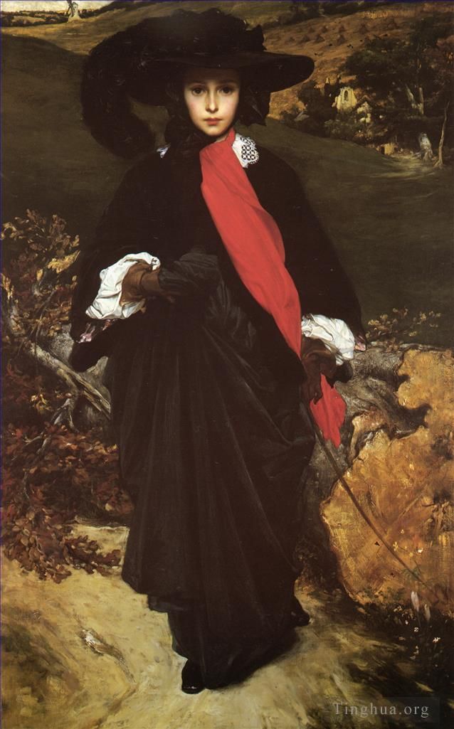 弗雷德里克·莱顿爵士 的油画作品 -  《梅·萨托里斯》