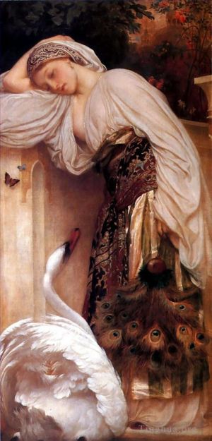 艺术家弗雷德里克·莱顿爵士作品《宫女,1862》