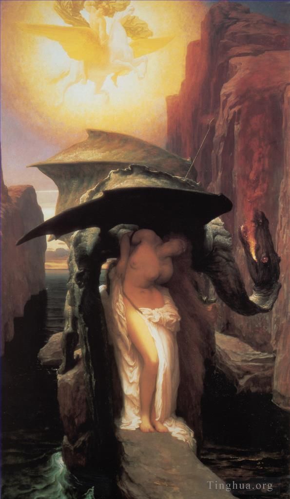 弗雷德里克·莱顿爵士 的油画作品 -  《珀尔修斯和阿德洛墨达》