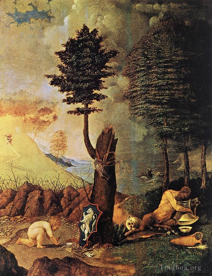 洛伦佐·洛托 的油画作品 -  《寓言》