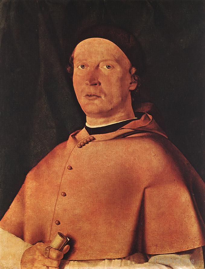 洛伦佐·洛托 的油画作品 -  《贝尔纳多·德·罗西主教》
