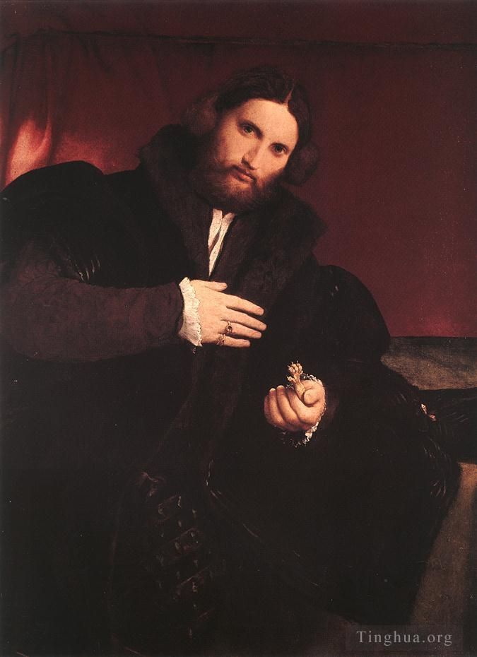 洛伦佐·洛托 的油画作品 -  《金爪人,1527》
