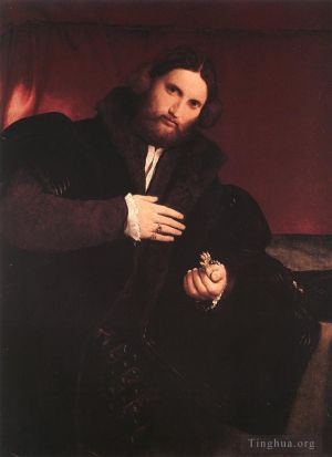 艺术家洛伦佐·洛托作品《金爪人,1527》