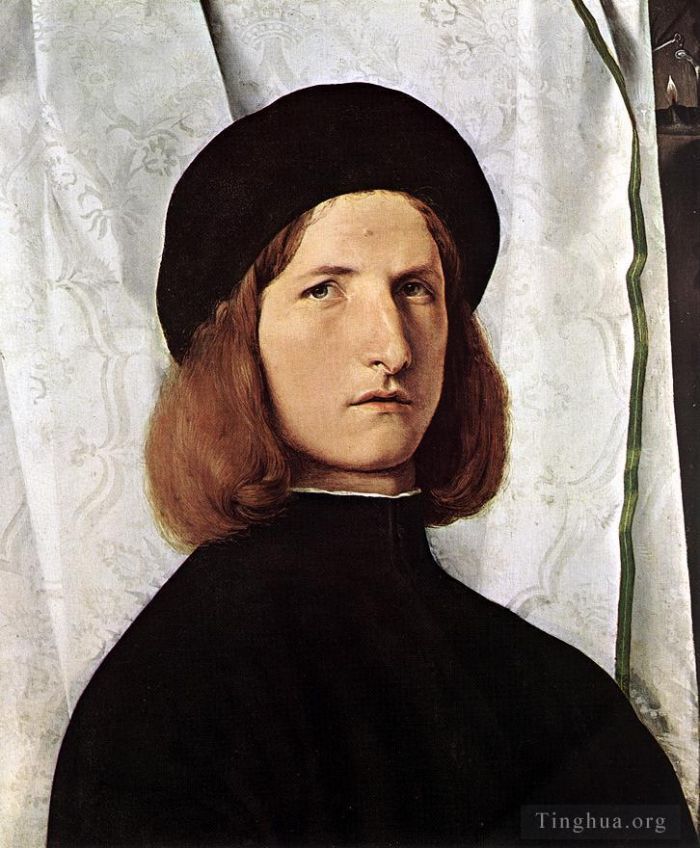 洛伦佐·洛托 的油画作品 -  《一个男人的肖像1》