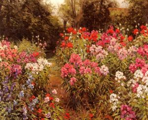 艺术家路易斯·阿斯顿 ·奈特作品《花园》