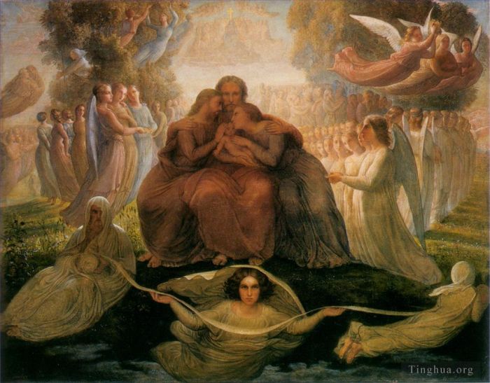 路易斯·詹莫特 的油画作品 -  《第一代神圣之诗》